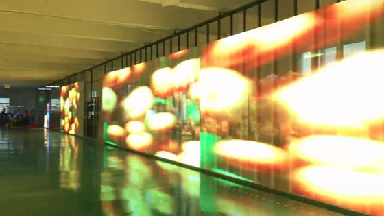 Schermo di vetro trasparente 1000x500mm all'aperto 1000-5000nits dei semi video