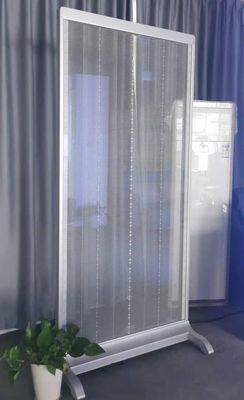 Il pannello trasparente 3500nits di pubblicità dell'esposizione di LED di P5.2mm ha condotto lo schermo del manifesto